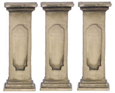 FCA1001GN - Small Pedestal, Green, 3pc