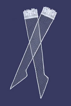 FCA1345 - .Panty Hose/White/Net