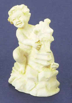 FCA1498IV - Boy On Seahorse, Ivory