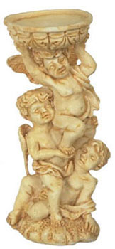 FCA1895TN - Angels Bird Bath / 2Pcs/ Tan