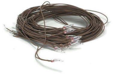 FCA2124 - Flame Bulb Br. Wire, 12V, 12Pc
