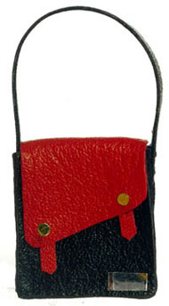 FCA2382 - Lady&#39;S Bag, Red and Black