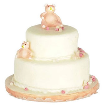 FCA2832 - Teddy Bear Cake, 2Pc