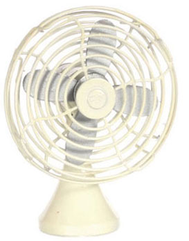 FCA3510WH - Small Working Fan, White (Battery Not Included Must Use 9V)