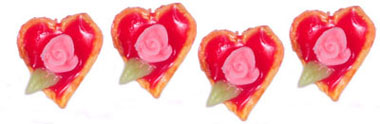 FCA4031 - Heart Tart (S), 4 Asst