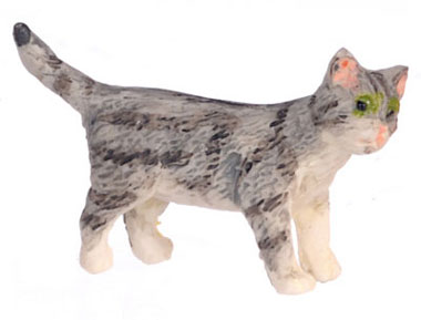 FCA4142G - Kitten Turning Right, Gray