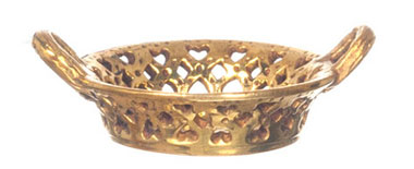 FCA4228 - Round Basket, 3/4&#39; Di, Gold