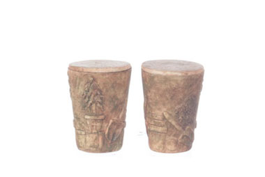 FCA4505GA - Two Chairs, Gray Ancient