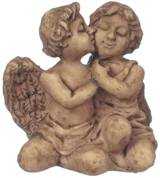 FCA4525GA - Two Cherubs, Gray Ancient