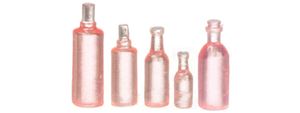 FCA4690PK - Assorted Bottles, 5 Pieces, Pink