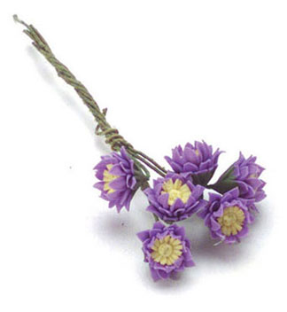 FCA651PP - 6 Full Bloom Wa/Lily, Purple