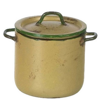 FCAN1354GD - Large Pot with Lid/Gold
