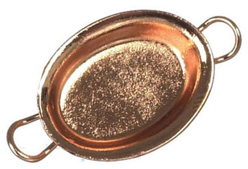 FCAN1368CP - Oval Gratin Serving Dish, Copper