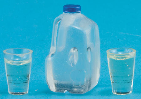 HR53914 - Water, Gallon with 2 Filled Glasses