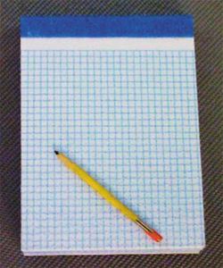 HR56122P - Graph Paper with Pencil