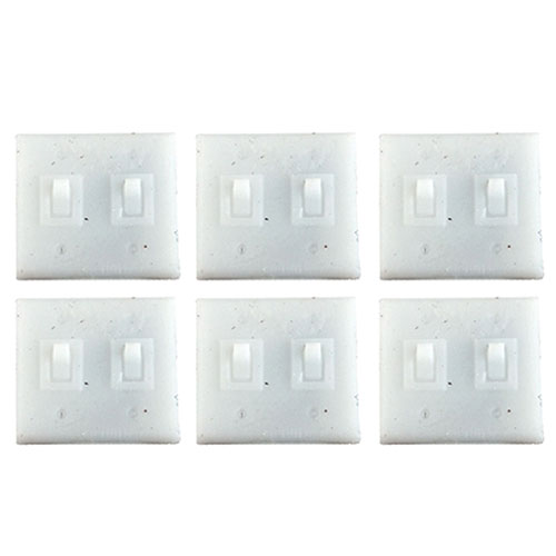 HW11879 - Six Double Light Switches
