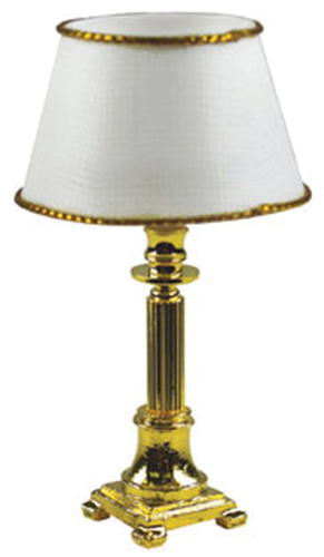 HW2572 - Brass Column Table Lamp