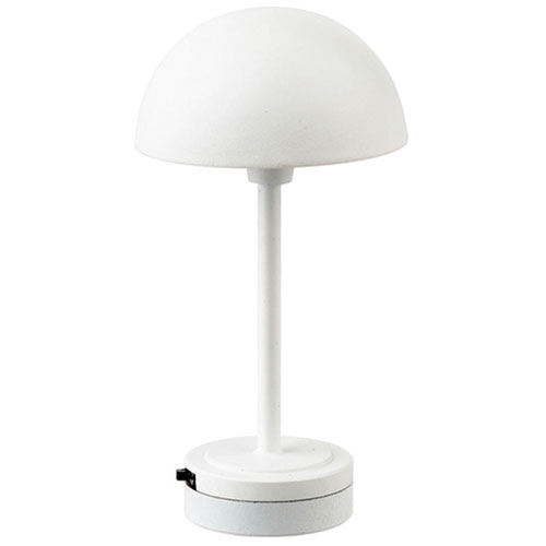 HW31001 - White Mushroom Lamp, Battery