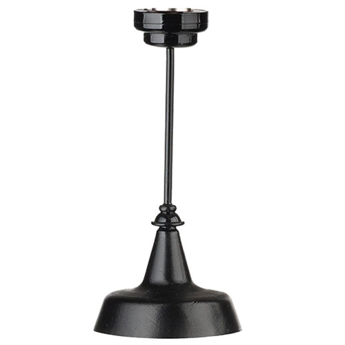 HW34030 - Black Pendant Light/Battery-Op