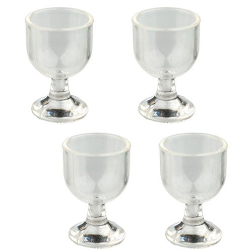 HW55064 - 4 Clear Goblets