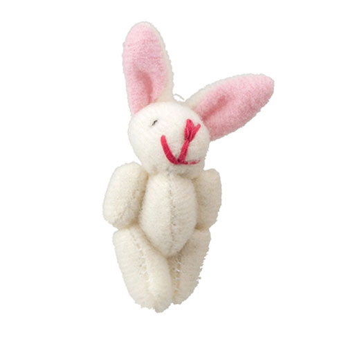 HW55180 - Stuffed White Bunny