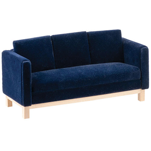 HW60260 - Indigo Velvet Sofa