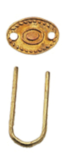 HW1113 - Discontinued: Etched Hepplewhite Drawer Pull, 6Sets Pk