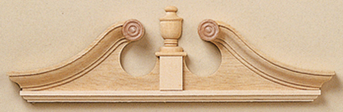 HW7172 - Discontinued: Double Deerfield Door Pediment, 2/Pk
