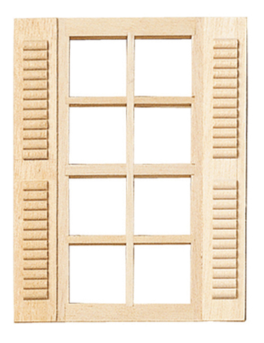 HWH5003 - .1/2 Scale: Std. 8-Light Shutter Window