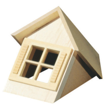 HWH7002 - 1/2 Scale: Dormer Window Unit with Window