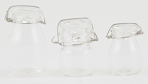 IM65155 - Set of Glass Canisters, 3 pieces  ()