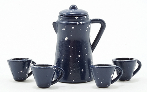 IM65200 - Blue Enamelware Coffee Set, 6/Pk  ()