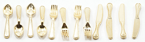 IM65336 - 12Pc Flatware, Gold  ()