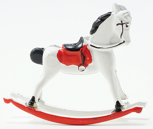 IM65402 - Rocking Horse, White