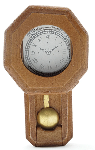 IM65420 - Discontinued: Railroad Clock, Walnut  ()