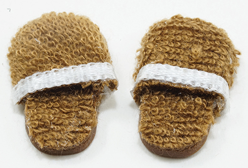 IM65583 - Men&#39;s Slippers, Brown with White  ()
