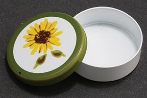IM65628 - Round Tin, Sunflower Design