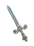 ISL1223 - Dagger, Gold/Silver