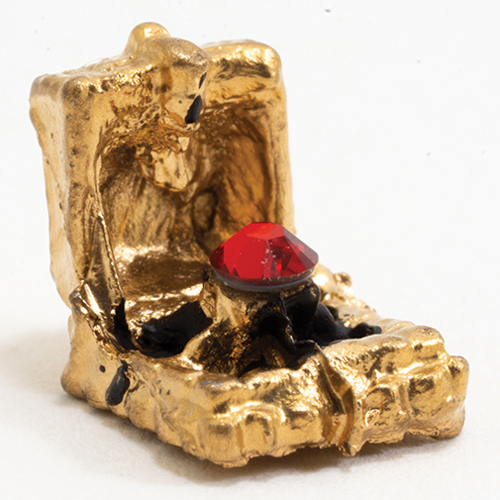 ISL2832 - Discontinued: Ring in Box, Red Stone