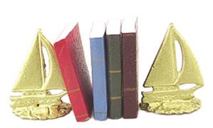 ISL5101 - Sailboat Bookends with Books