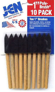 JEN11TNP - Discontinued: 1 In Sponge Brush, 10/Pk