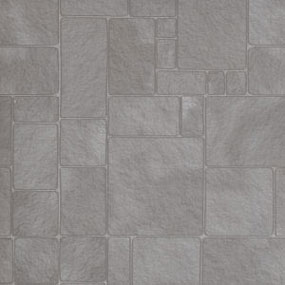 JM12 - Floor paper, 3pc: Worn Flagstones
