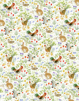 JM42 - Wallpaper, 3pc: Country Springtime
