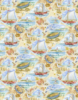 JM45 - Wallpaper, 3pc: At The Seaside
