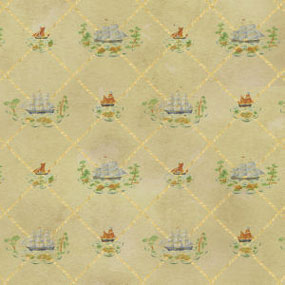 JM87 - Wallpaper, 3pc: Colonial Clippers