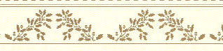 JMS32B - Wallpaper, 3pc: 1/2 Scale Border Acorns Brown On Cream
