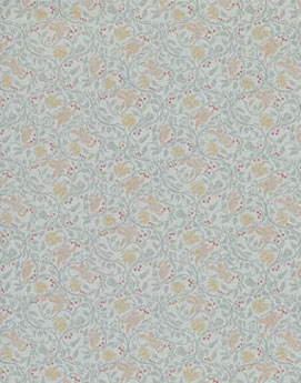 JMS55 - Wallpaper, 3pc: 1/2 Scale Birds &amp; Berries, Green