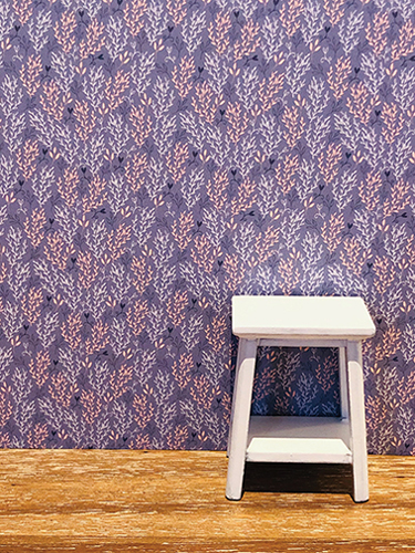 KCMFL18 - Wallpaper, 3pc: Purple Floral