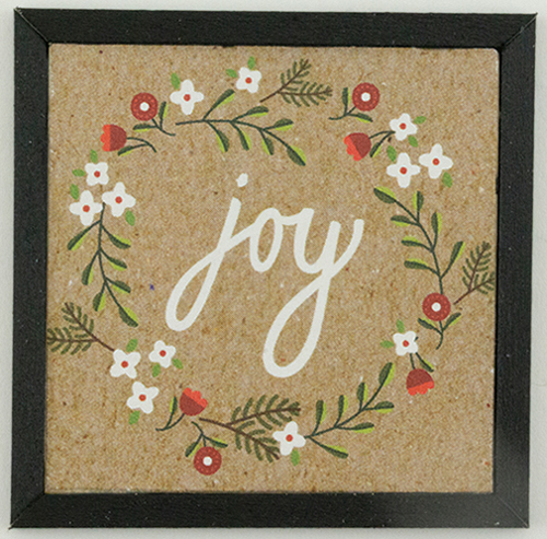 KCMXM20 - Joy Wreath Picture, 1 Piece