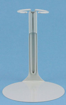 KMF2001 - Doll Stand, Supports Dolls 6-1/2 To 11 In, White